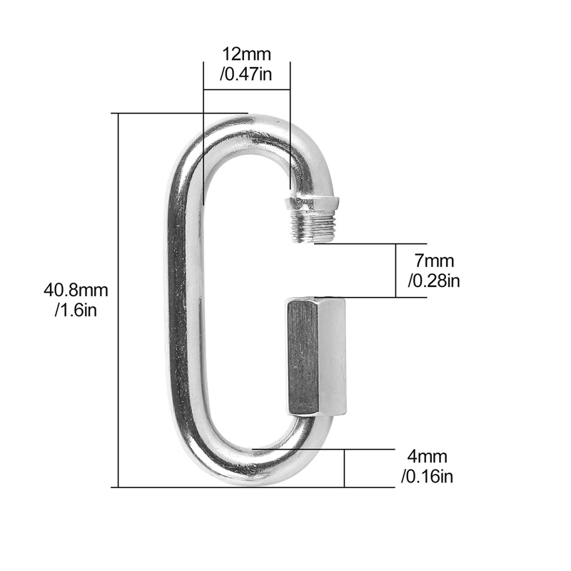 12 Peças Elo Rápido 4MM Conect - Steel Chain avaliação e preço
