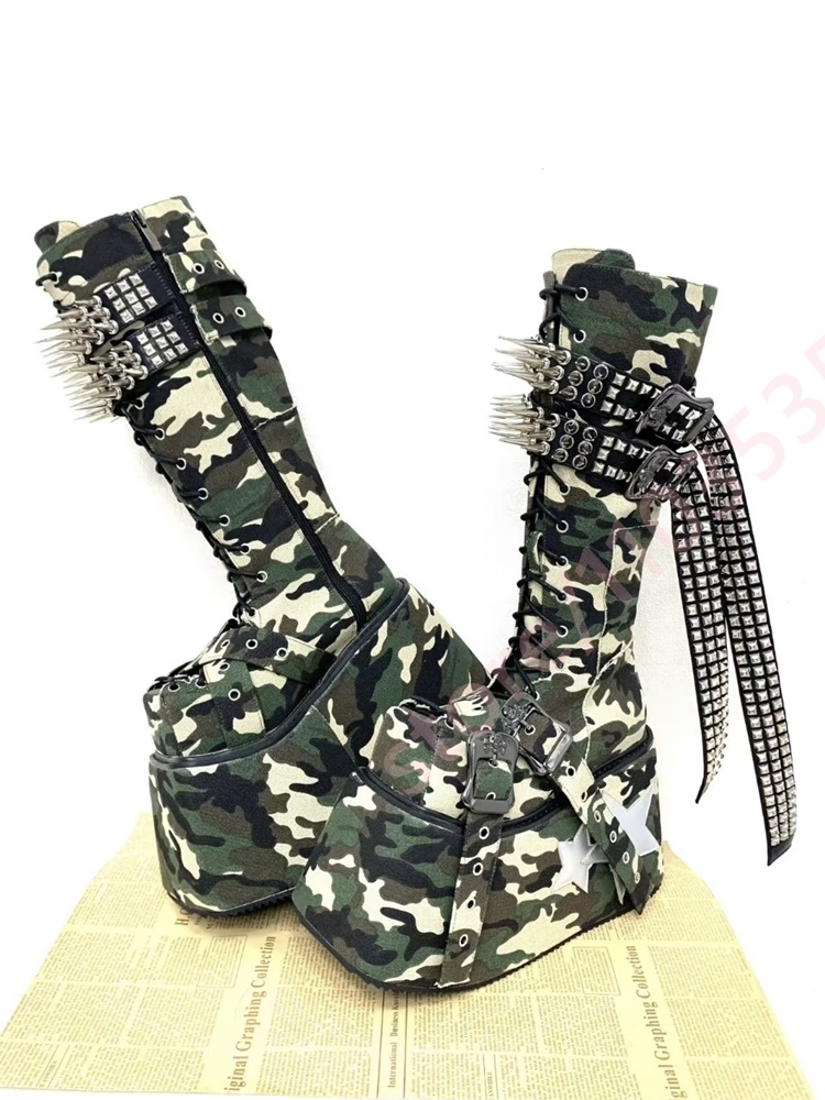 Botas de Plataforma Altas até  - Motorcycle Chain avaliação e preço