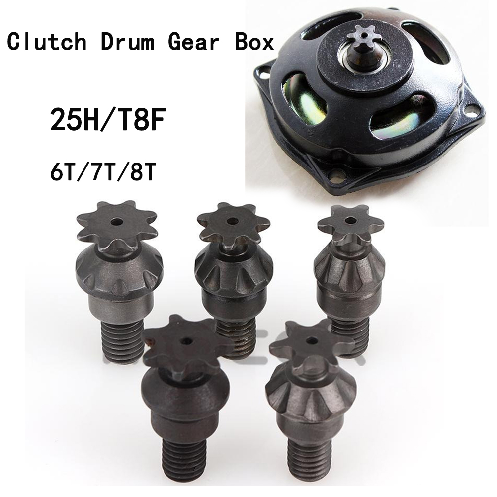 25h t8f 6/7/8 dentes tambor de - Sprocket Chain avaliação e preço