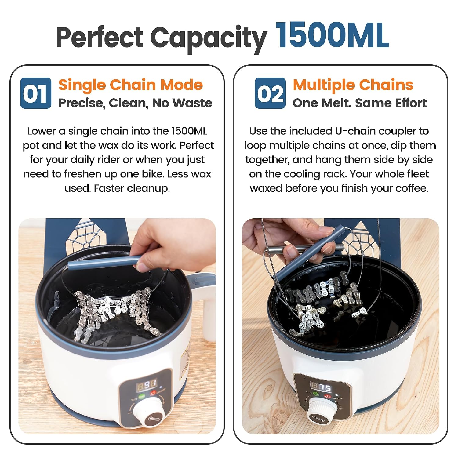 Panela de Derretimento de Cera - Bike Chain avaliação e preço