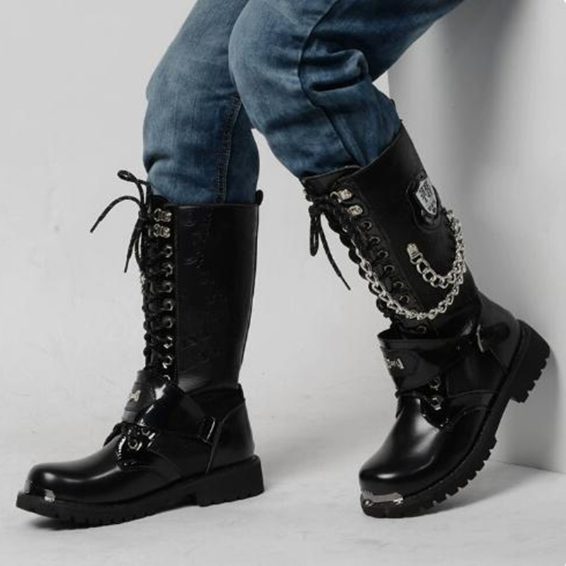 Botas de Motocicleta Masculina - Steel Chain avaliação e preço