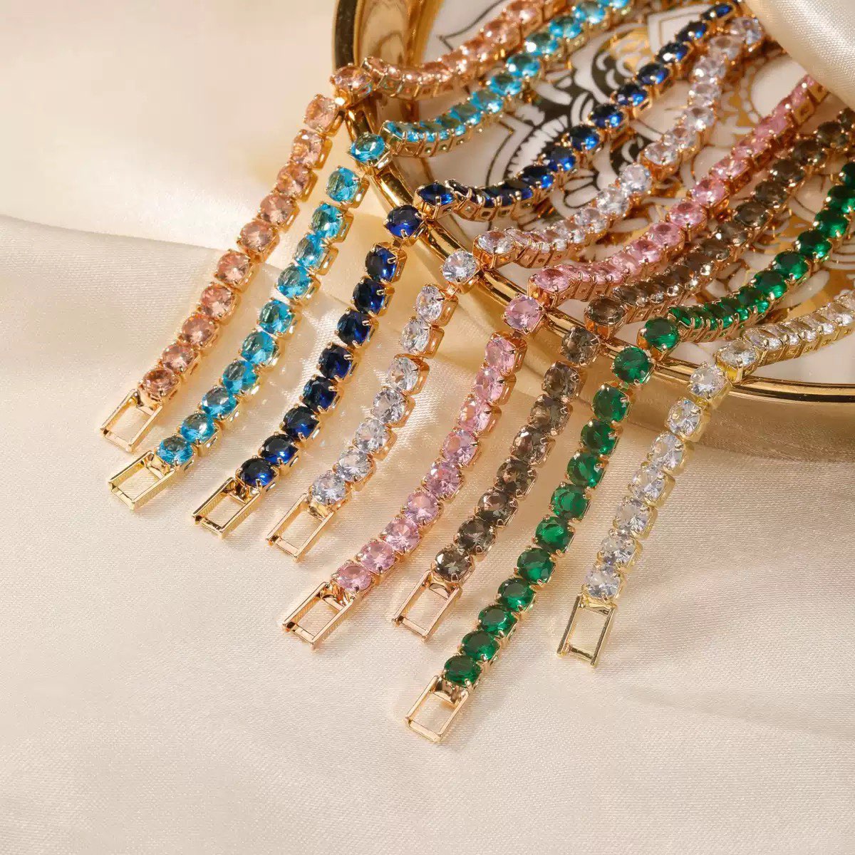 Pulseira de zircônia em pó com - Xcm Chain avaliação e preço
